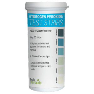 Hydrogen Peroxide Test Strips