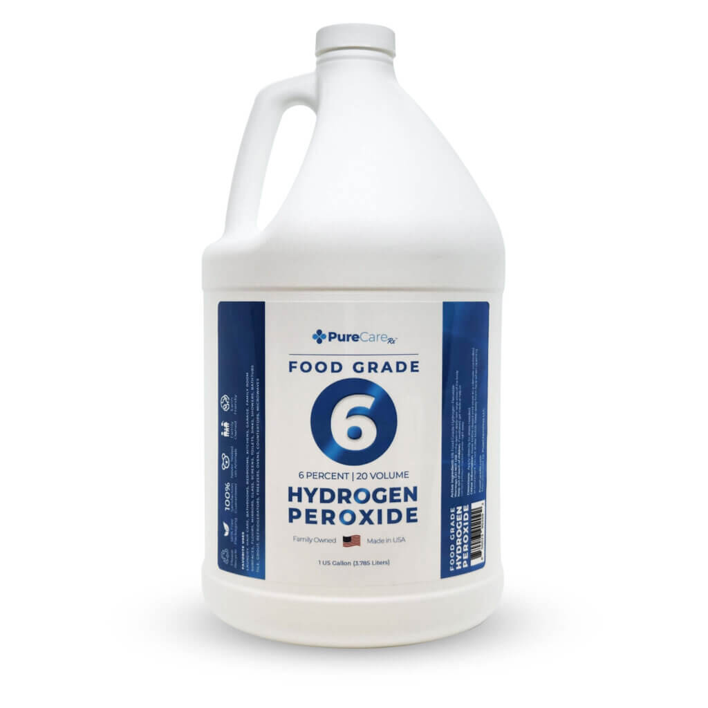 1 Gallon Bottle of 6% Food Grade Hydrogen Peroxide