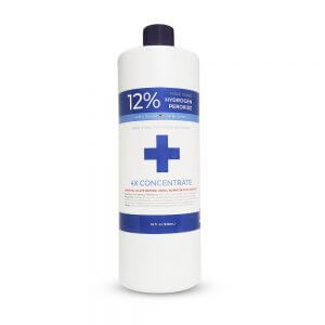 32 fl oz 12% Food Grade Hydrogen Peroxide Label