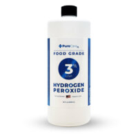 Large 1 Gallon Bottle of Safe and Effective 3% Food Grade Hydrogen Peroxide