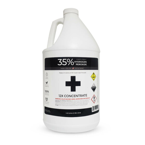 1 Gallon 35% Food Grade Hydrogen Peroxide