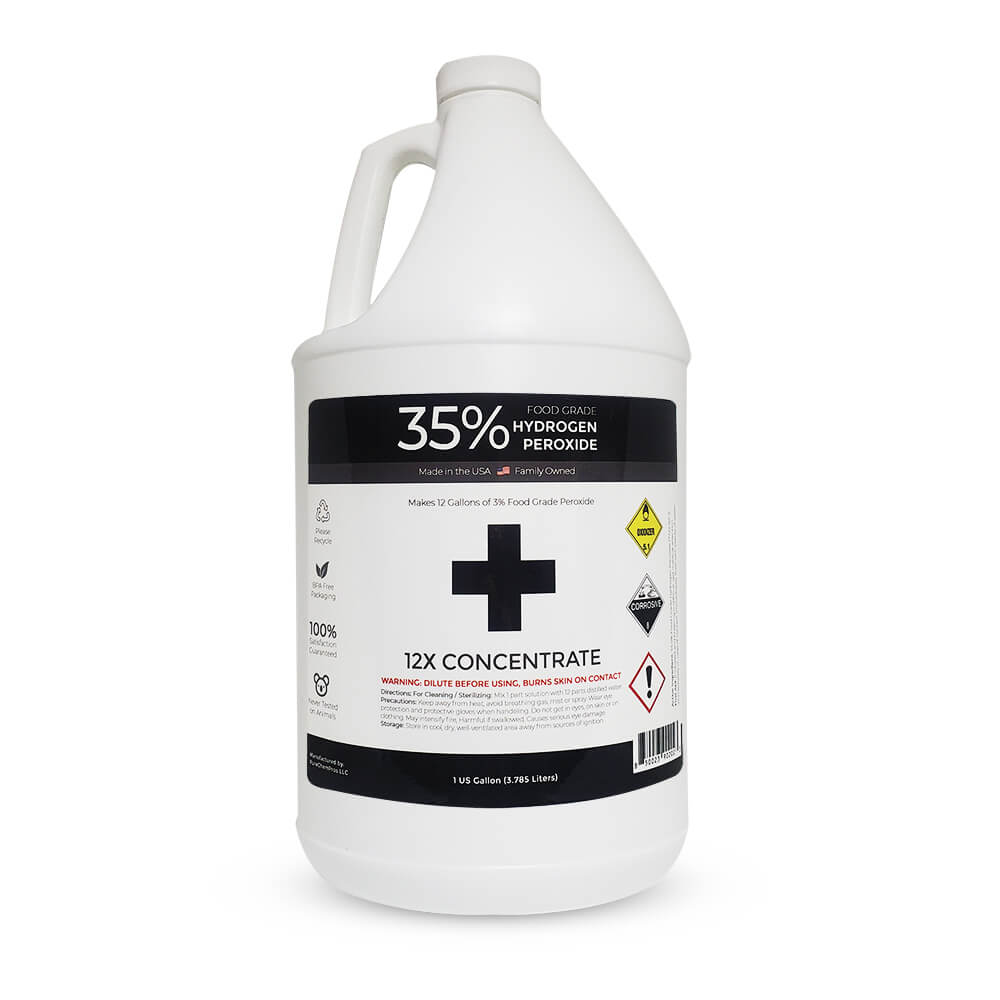 35 Food Grade Hydrogen Peroxide 1 Gallon Subscription Bulk Peroxide 