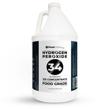 34% Food Grade Hydrogen Peroxide 1 Gallon