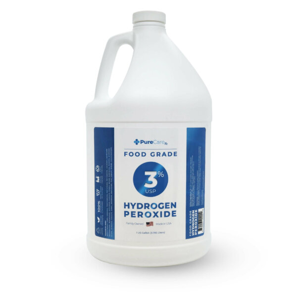 1 Gallon Bottle of 3% Food Grade Hydrogen Peroxide