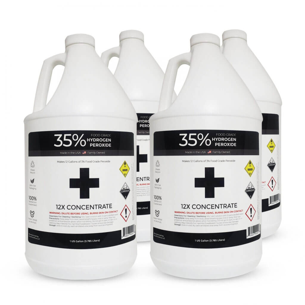 35% Food Grade Hydrogen Peroxide Gallons