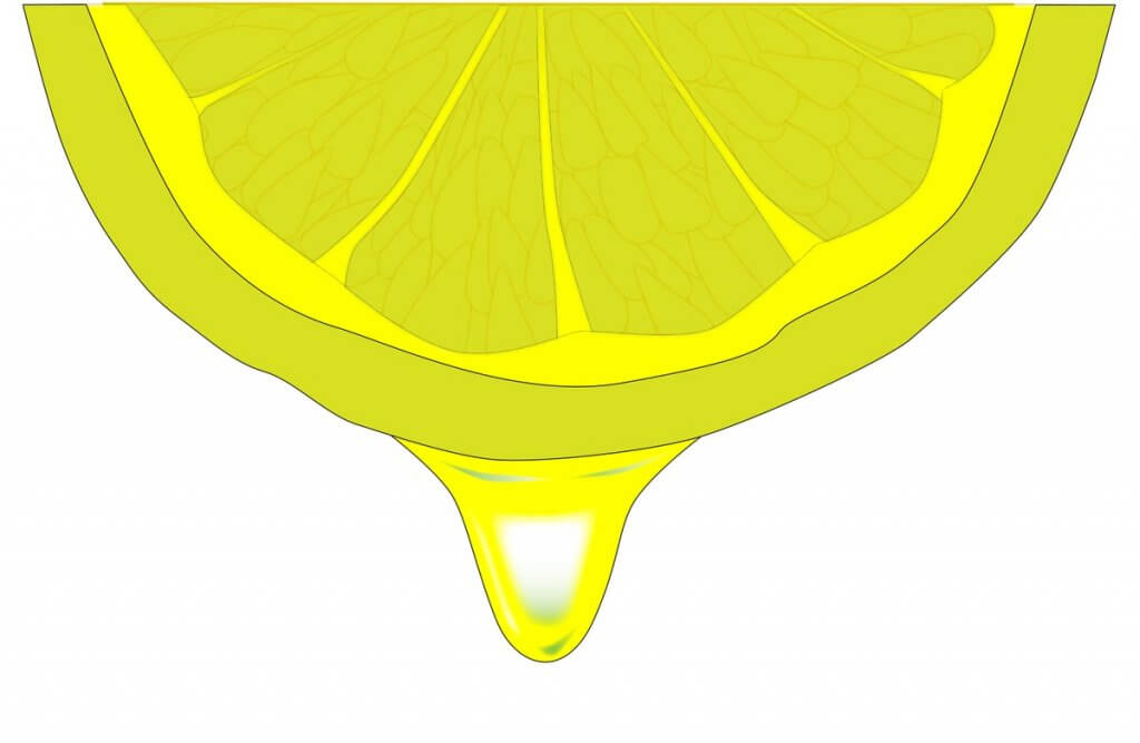 mix lemon juice with hydrogen peroxide