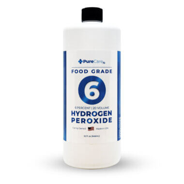 32oz Bottle of 6% Food Grade Hydrogen Peroxide