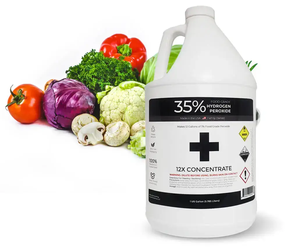 thumbnail image 2 of 1 Gallon 3% Food Grade Hydrogen Peroxide – H2O2 Foodgrade, Multi-Purpose Cleaner & Sanitizer 2 of 5
