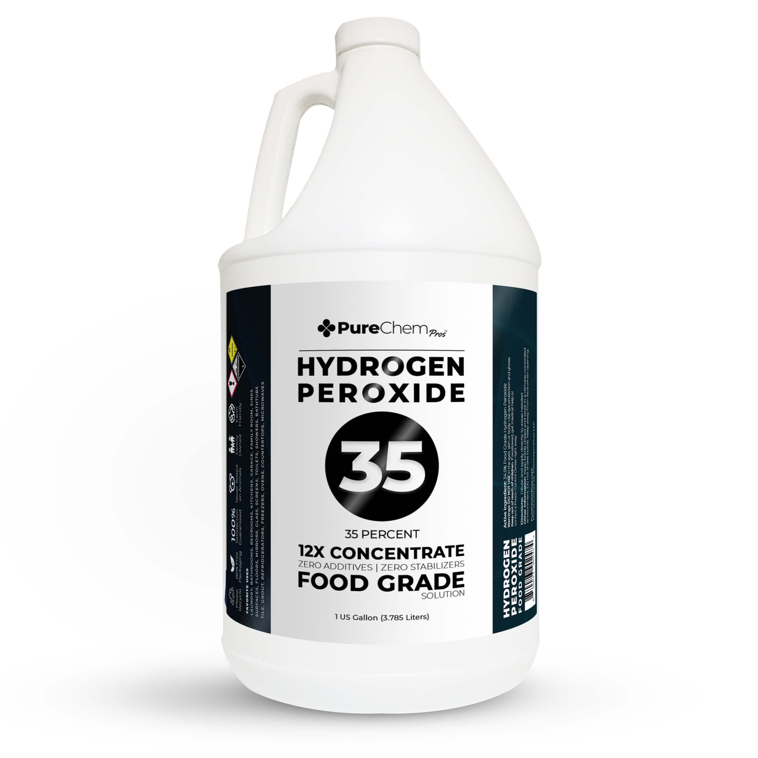 35 Food Grade Hydrogen Peroxide Solution 1 Gallon