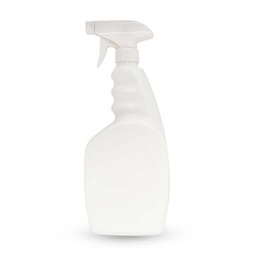 Premium 32oz White Spray Bottle with Ergonomic Trigger Sprayer